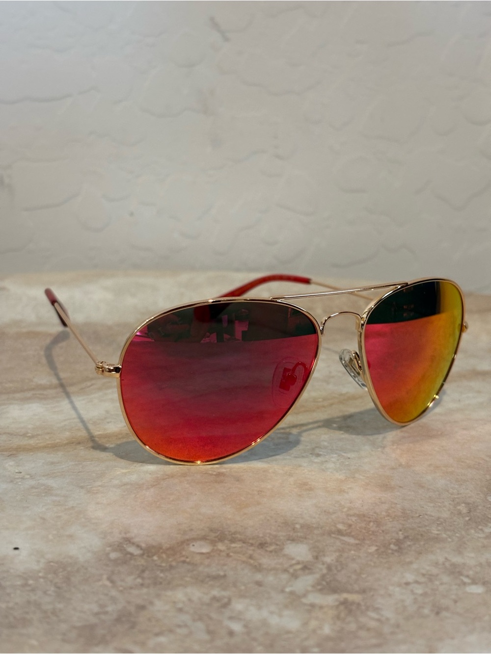 Diff Cruz XS Polarized Gold Frame Aviator Sunglasses